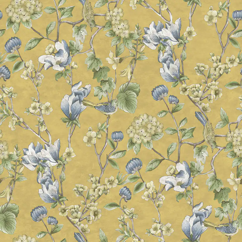 Tapet Holden The Lost Gardens Nightingale Ochre 91622
