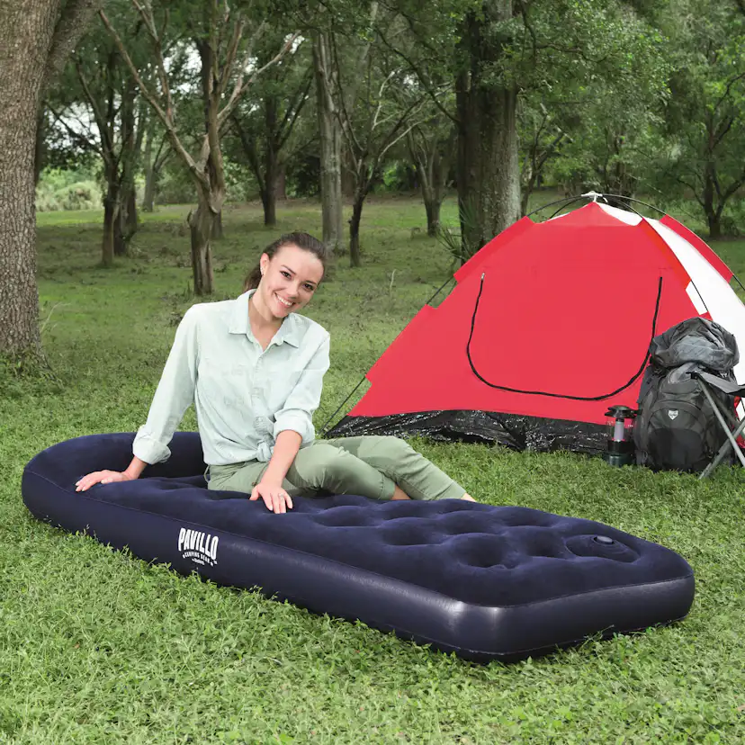 Uppblåsbar madrass Bestway Pavillo Airbed med Inbyggd Fotpump