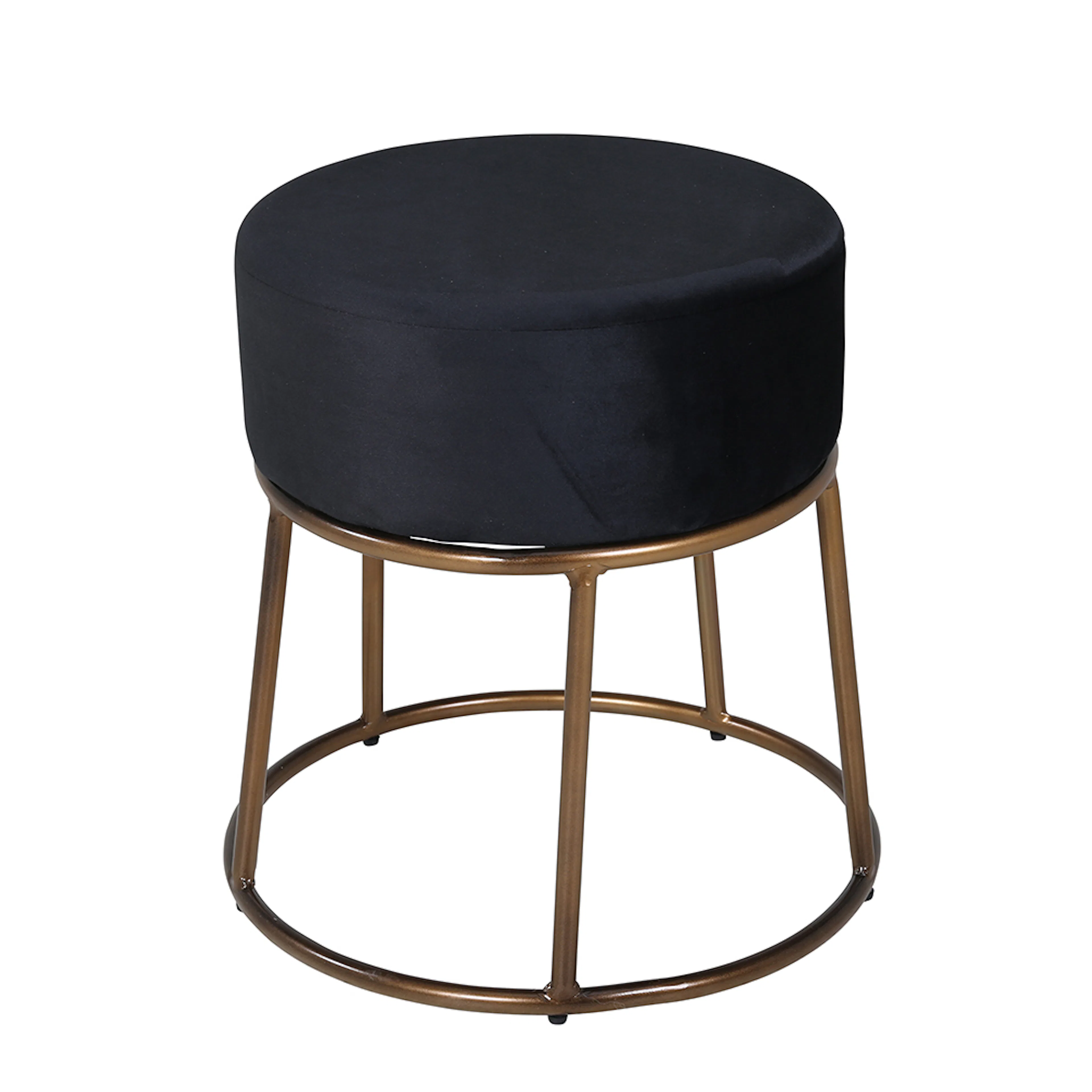 Petra sittpuff Svart/Koppar Sittpuff Venture Home Petra