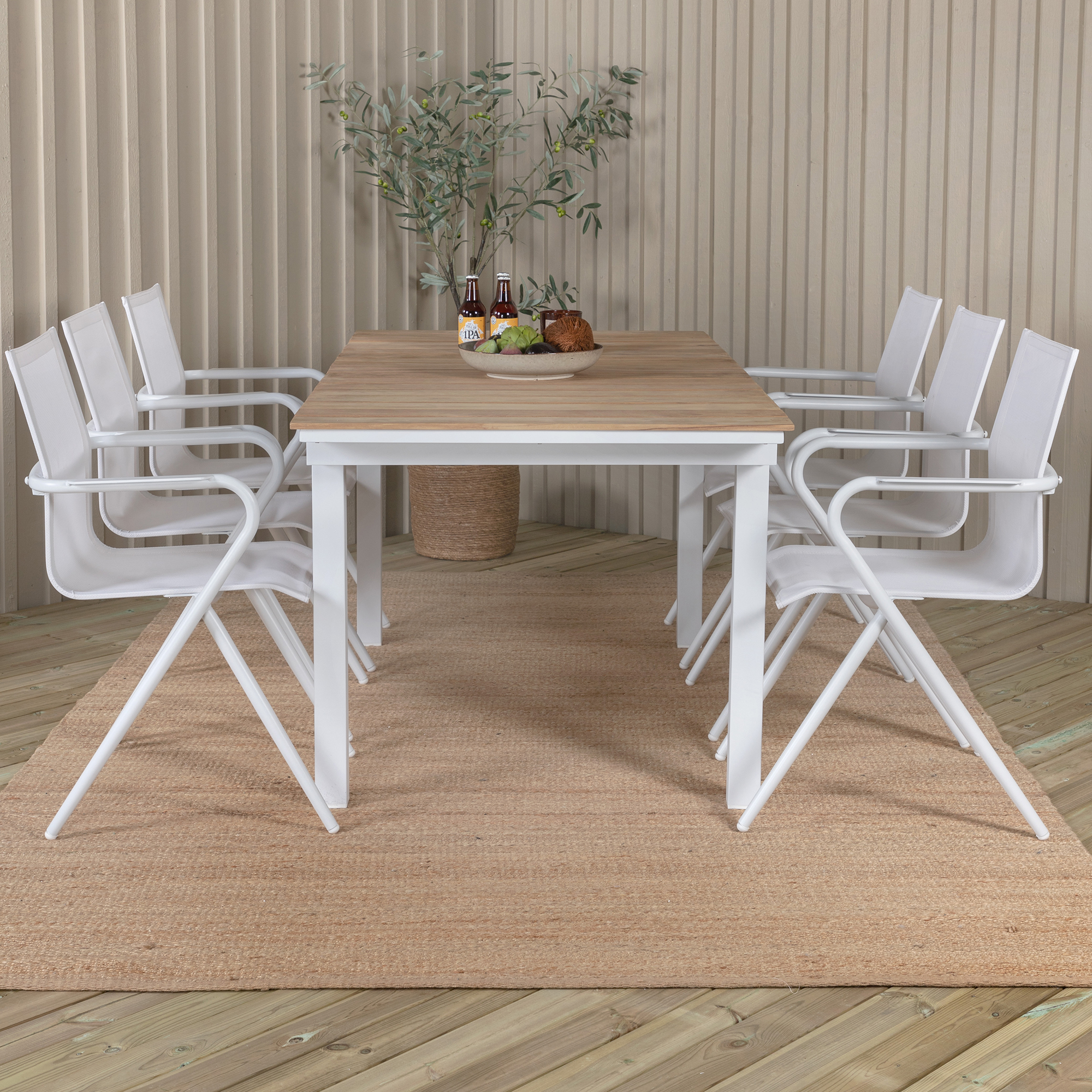 Matgrupp Venture Home Mendi med 6 Act Stolar