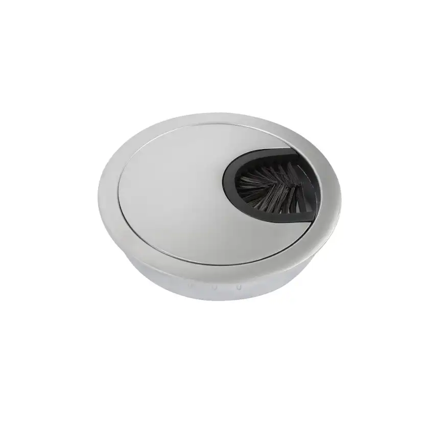 Bordsgenomföring Schneider Electric Unica System+ Aluminium 60 mm