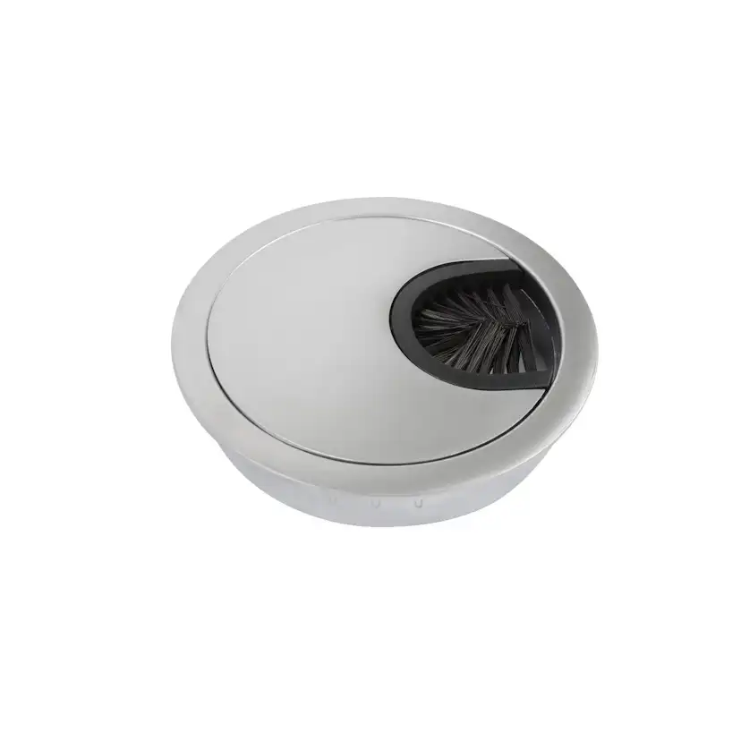Bordsgenomföring Schneider Electric Unica System+ Aluminium 60 mm
