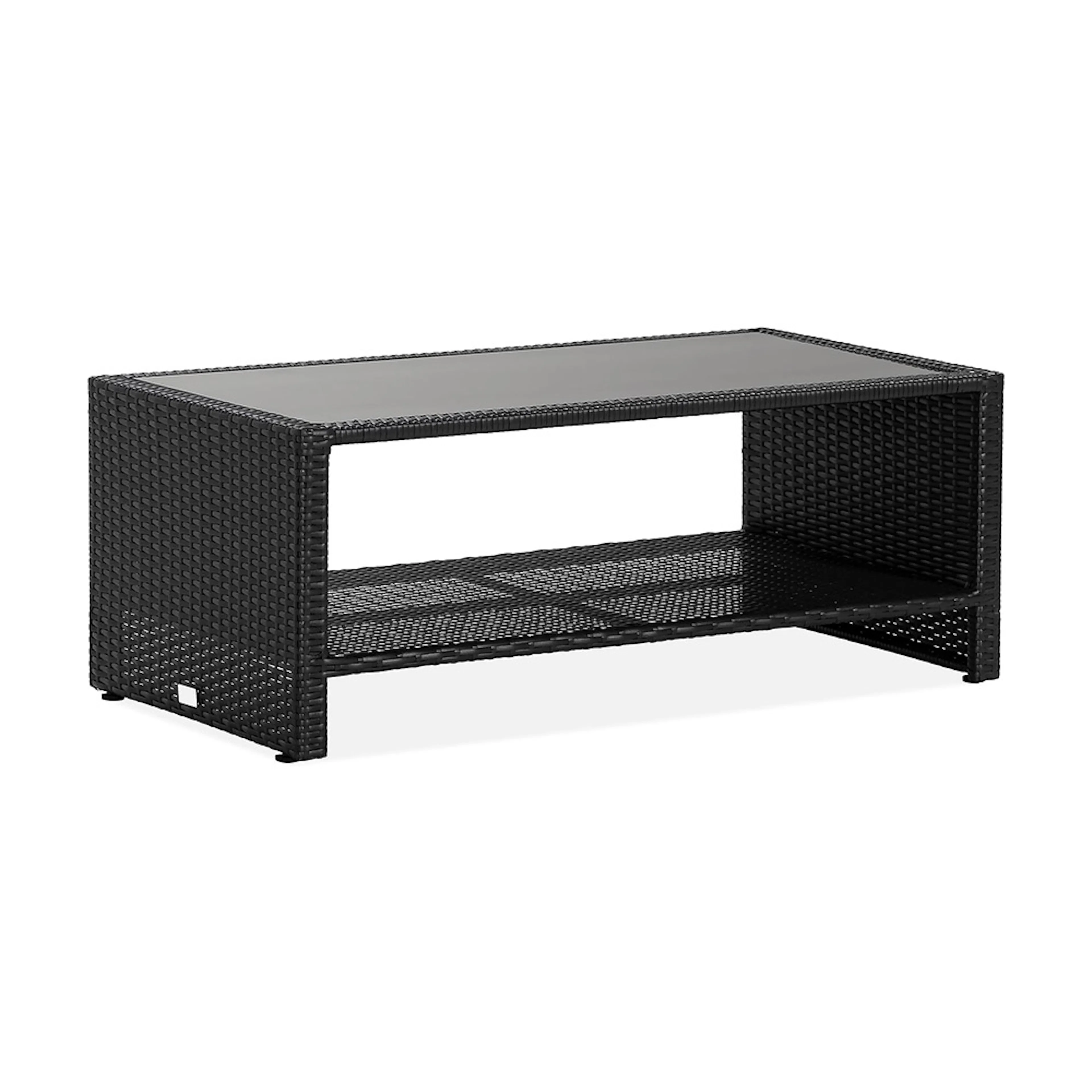 Utebord Comfort Garden Bahamas med Hylla Svart