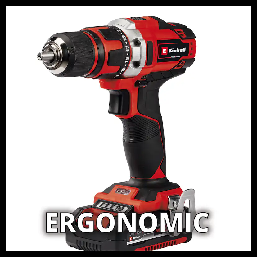 Borrskruvdragare Einhell TE-CD 18/40 (2x1,5Ah)