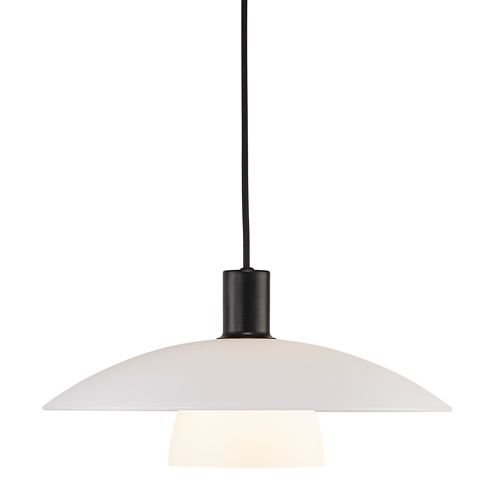 Taklampa Nordlux Verona Svart Glas Pendel E27 Takbelysning