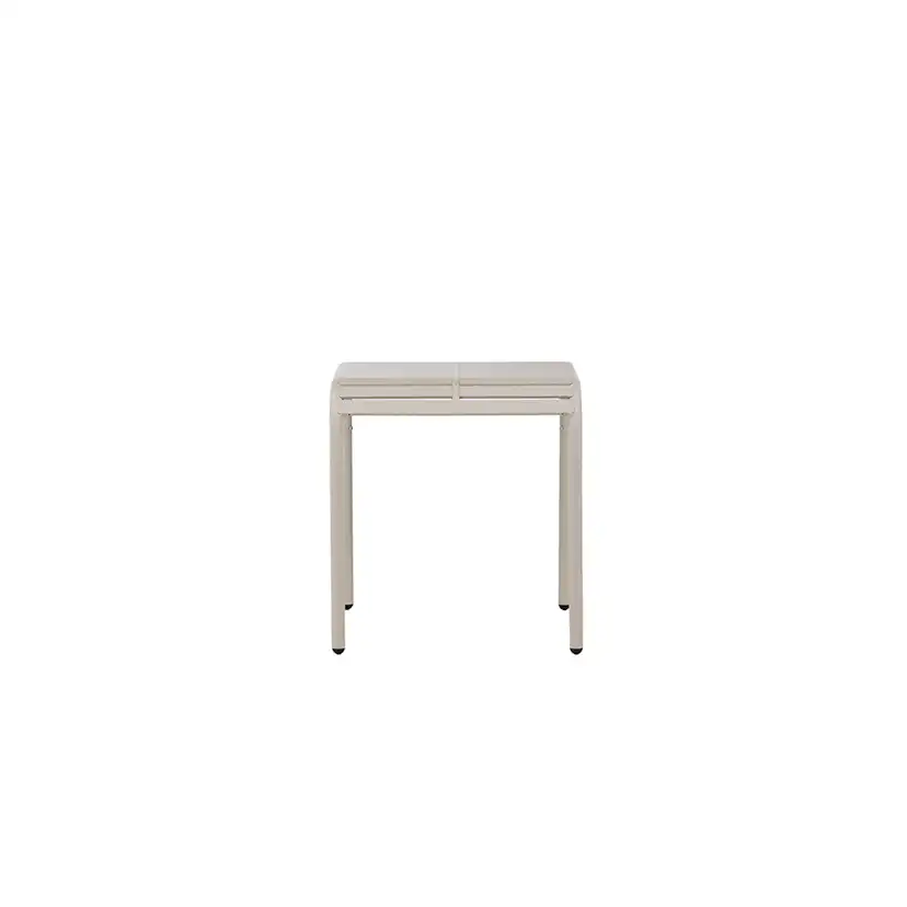 Borneo Cafetable Aluminium - Beige / Kvadrat 70*70* Beige
