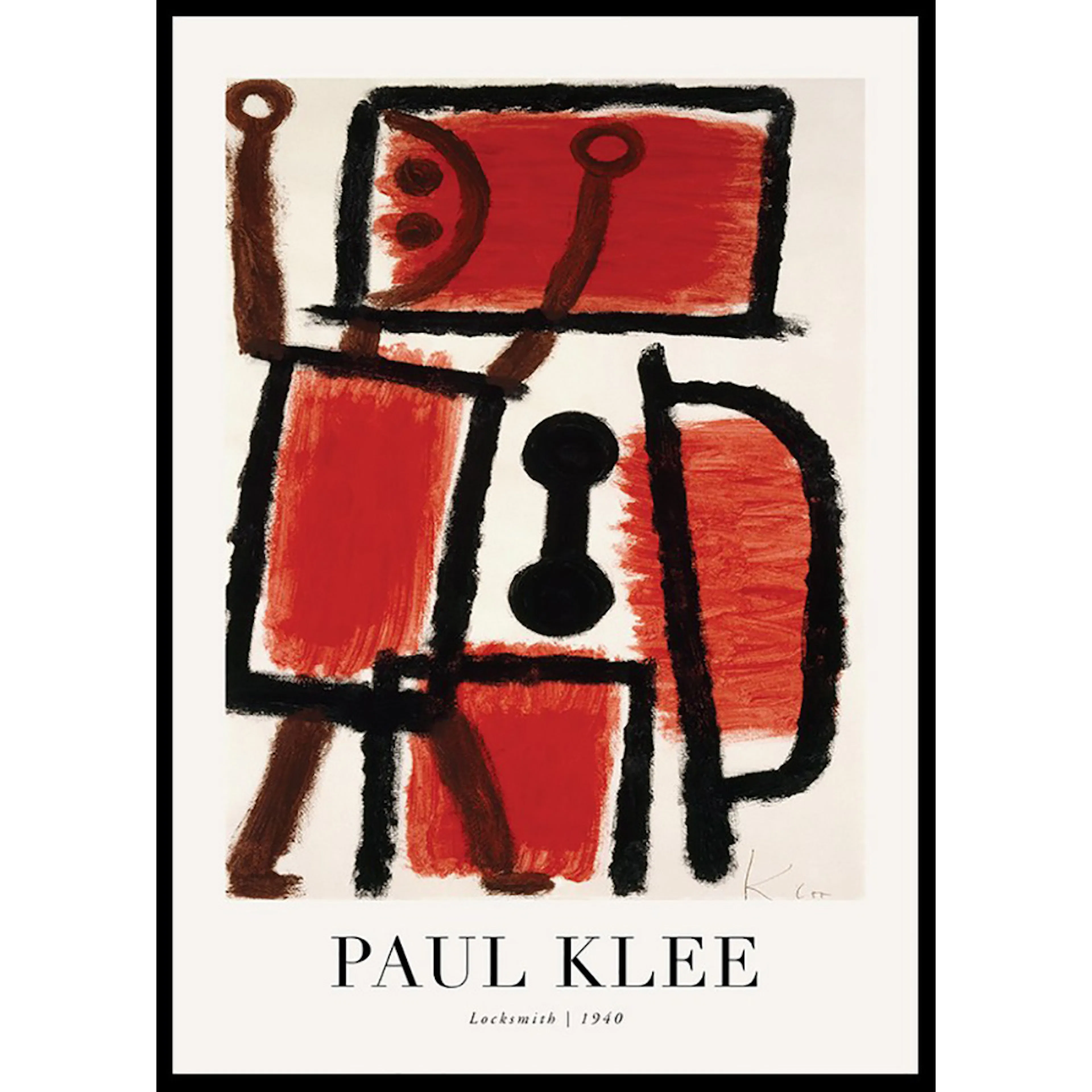 Poster Gallerix Locksmith 1940 By Paul Klee