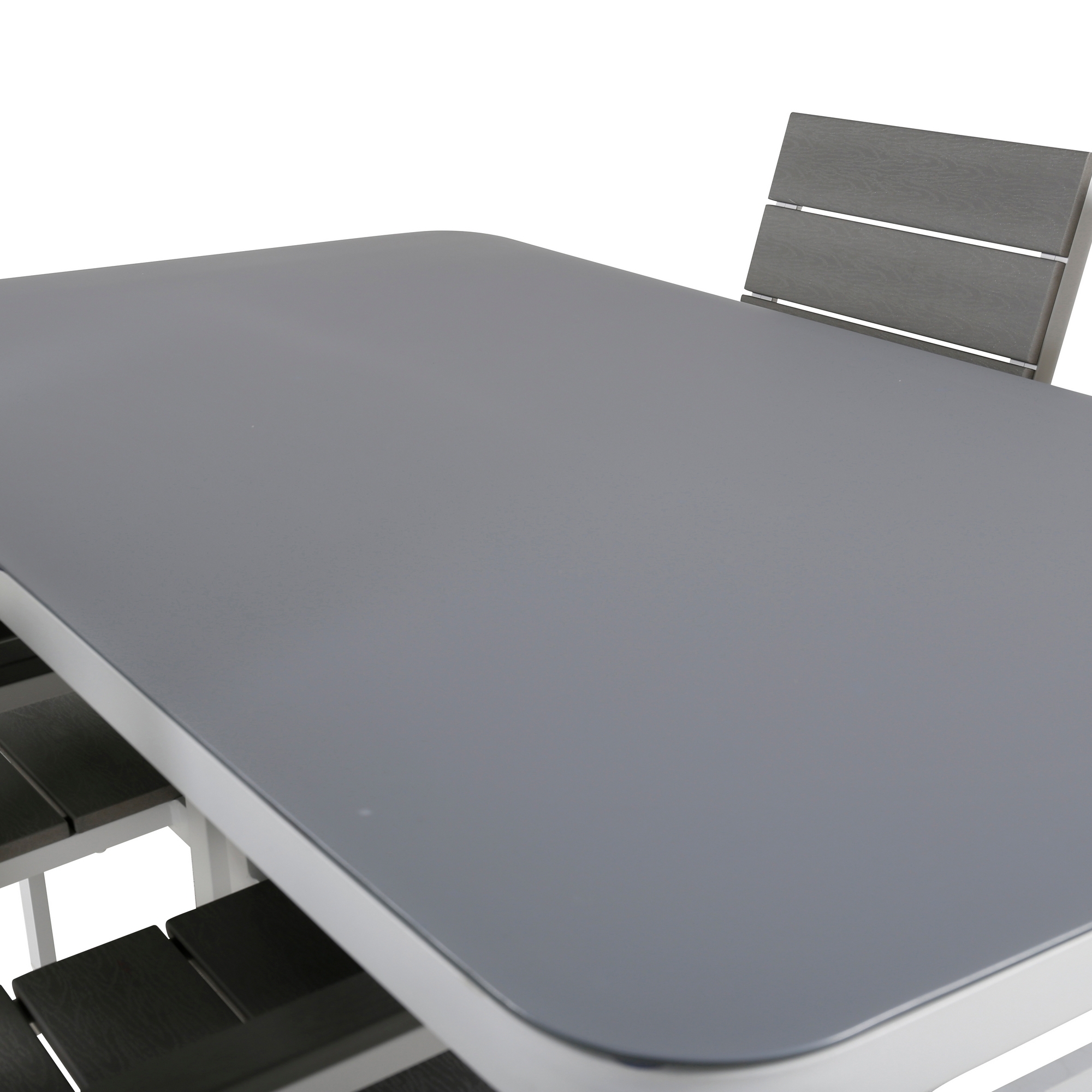 Matgrupp Venture Home Virya Matgrupp Utomhus 160cm med 4 Levels Stapelbara Matstolar