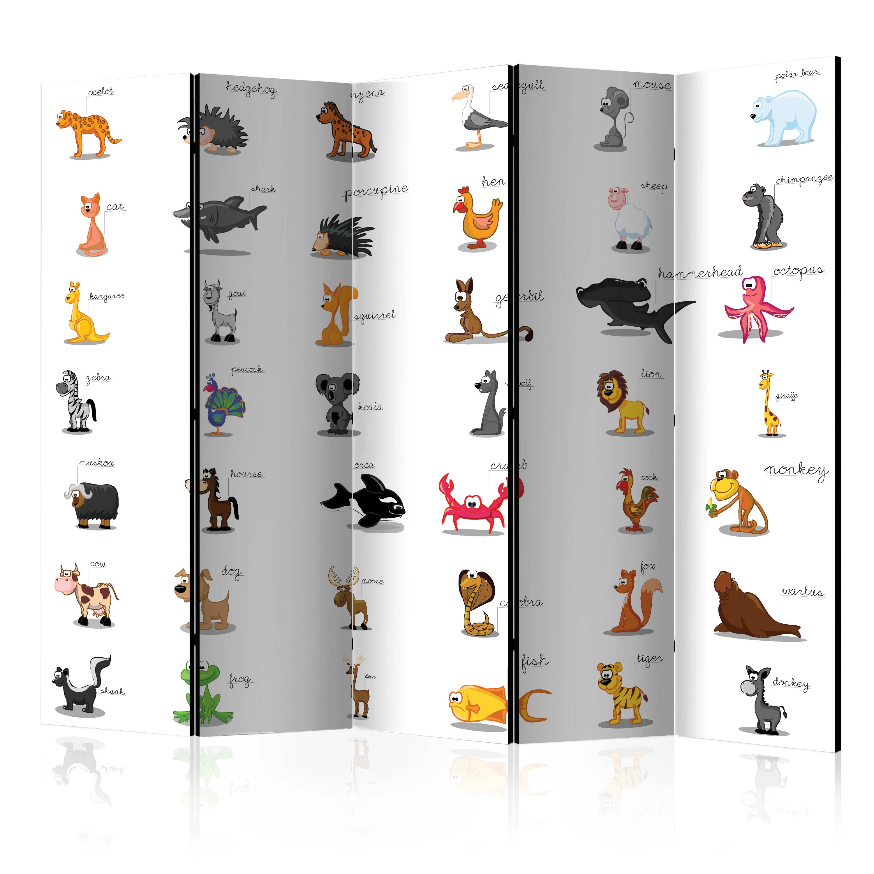 Rumsavdelare Arkiio Learning by Playing Animals II 225x172 cm