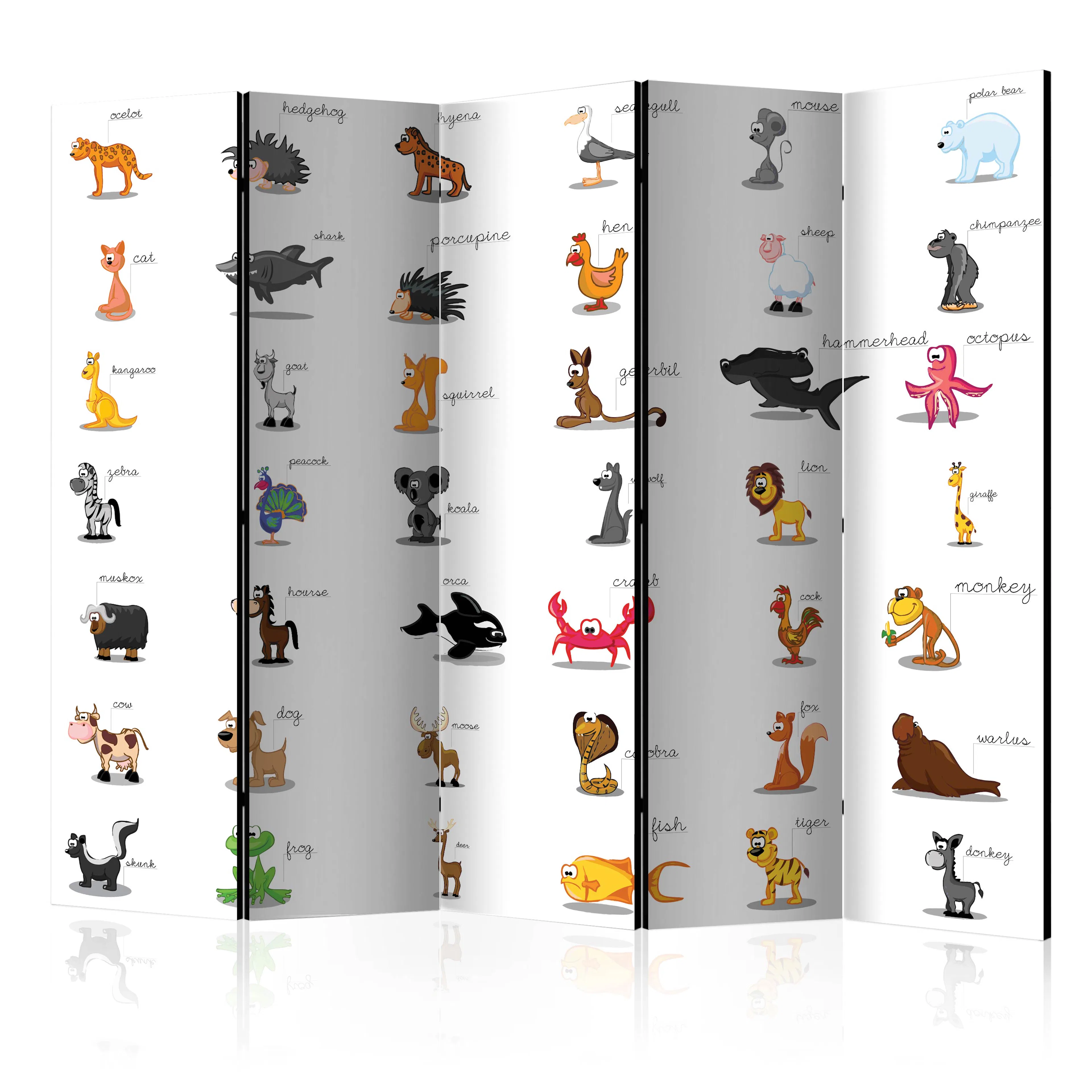 Rumsavdelare Arkiio Learning by Playing Animals II 225x172 cm