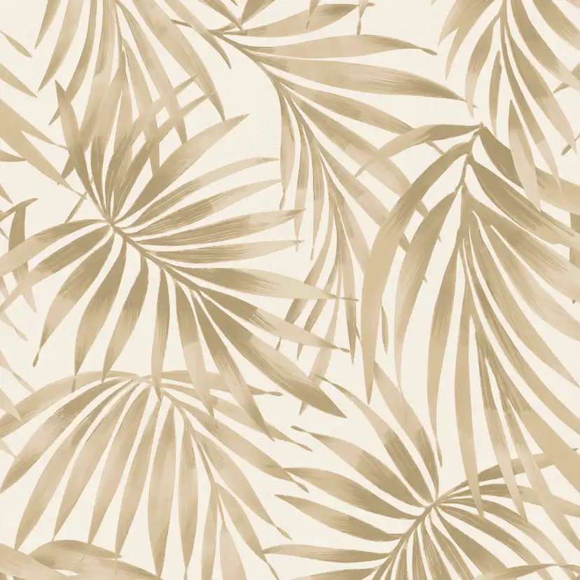 Tapet WOW Elegant Leaves Sand
