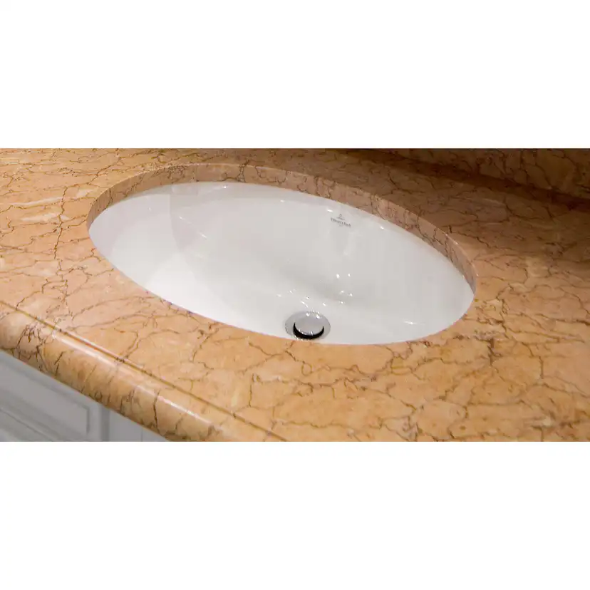 Tvättställ villeroy & Boch Evana 614700R1 Vit Alpin CeramicPlus, 500 mm