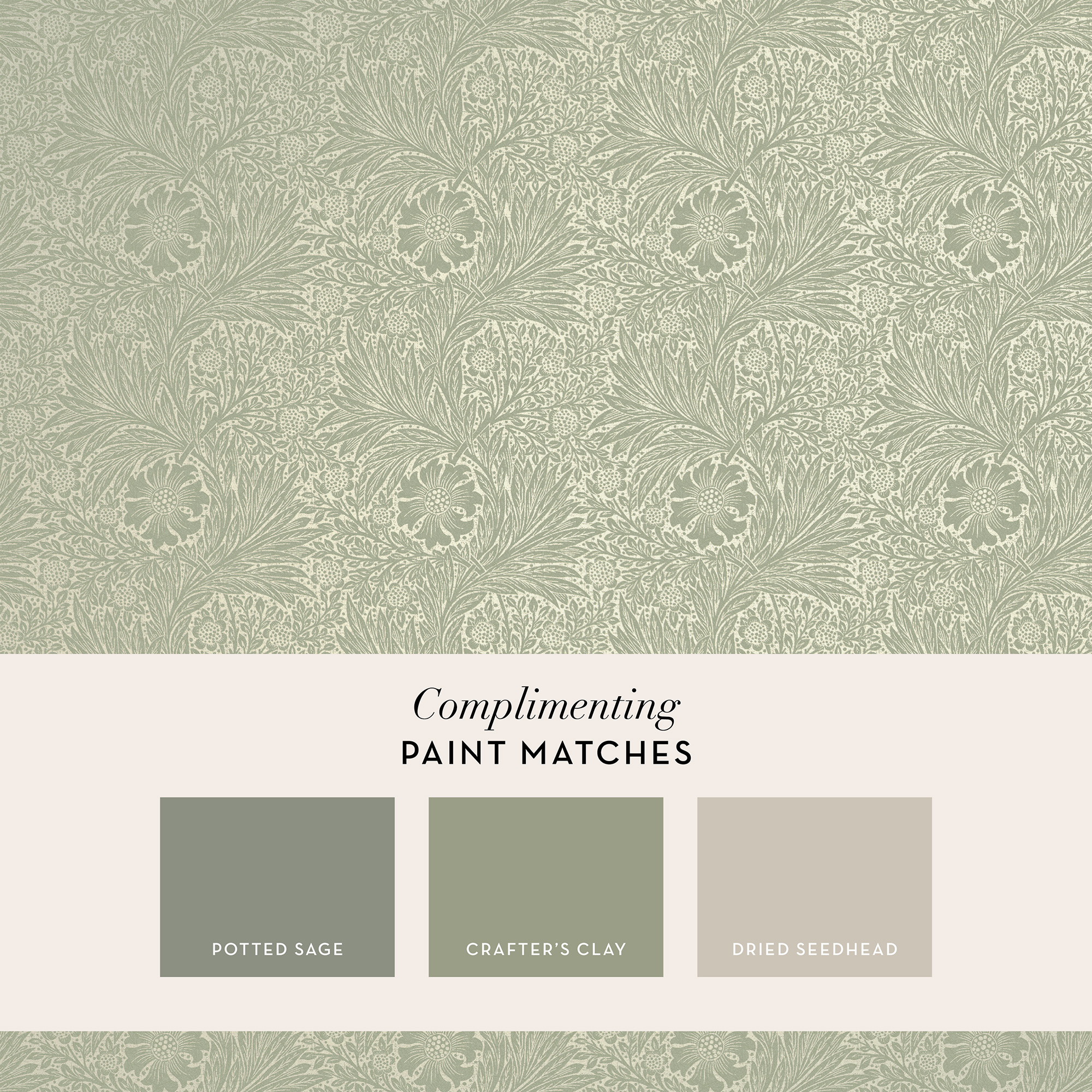 Tapet William Morris At Home Marigold Fibrous 124256