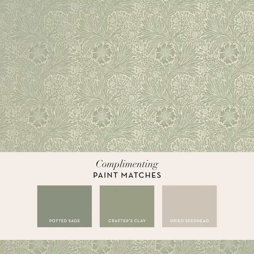 Tapet William Morris At Home Marigold Fibrous 124256
