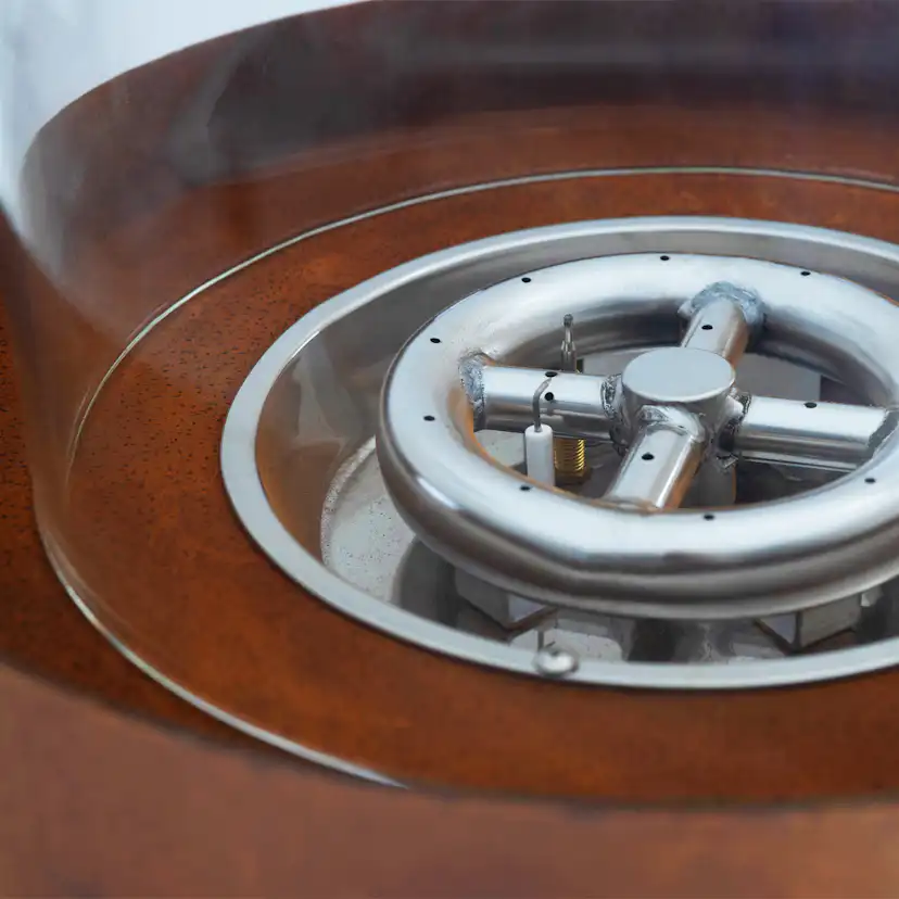 Eldstad Lyfco Cortenstål Gasoldriven Fredrika