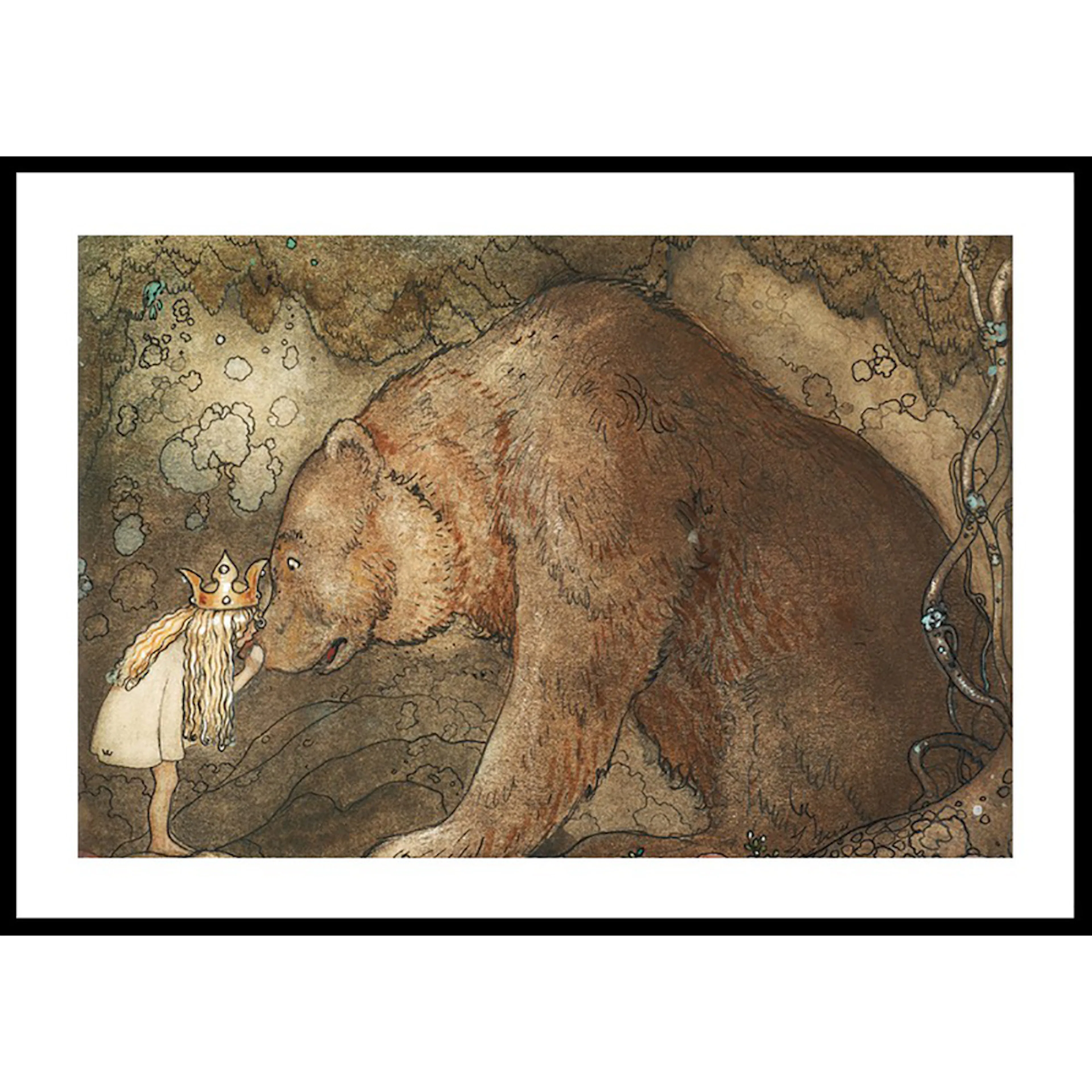 Poster Gallerix Stackars Lilla Basse av John Bauer