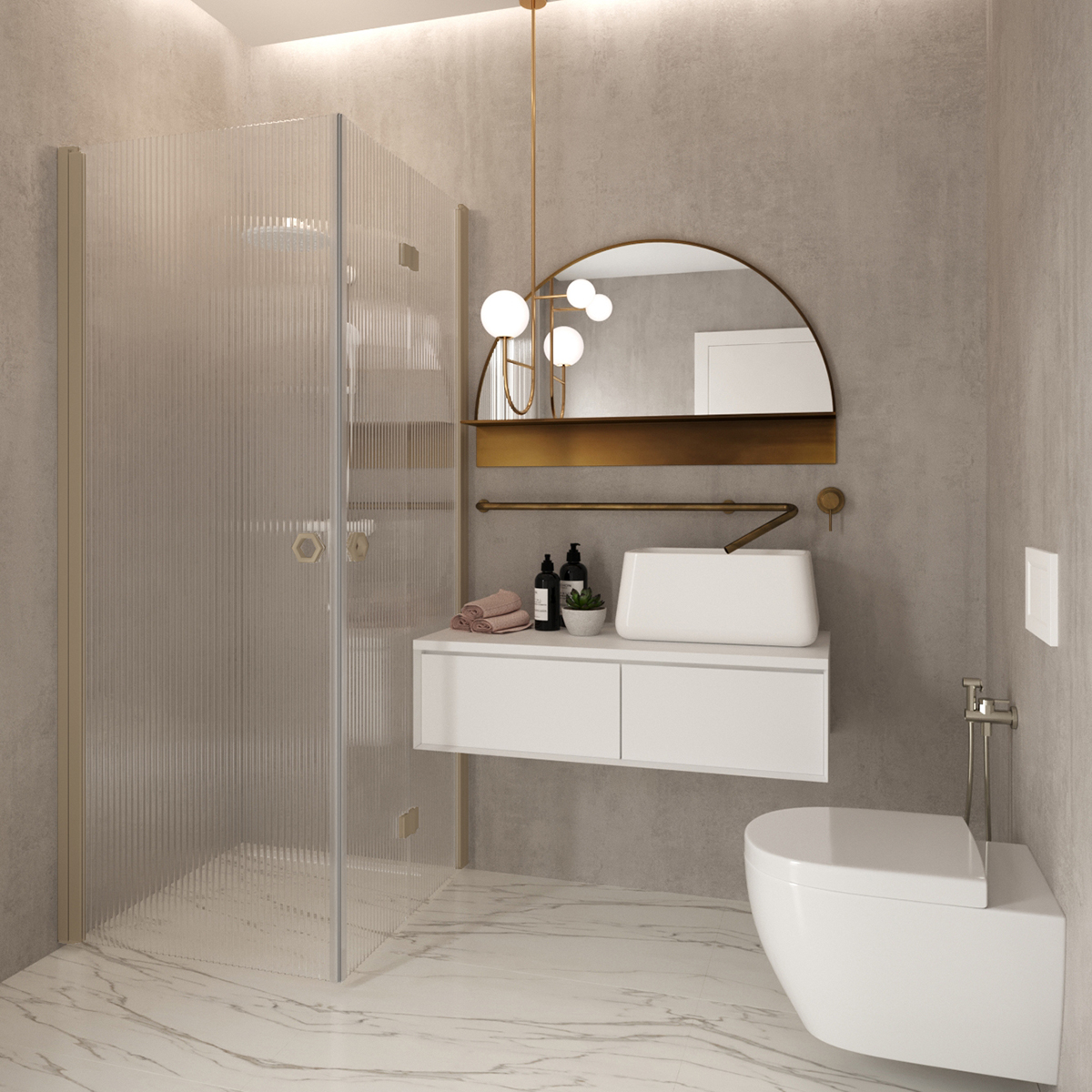 Forma 373 807 Vändbar Dörr (A) x 807 Vikbar Dörr (B) mm, Reeded, Sand Profiler