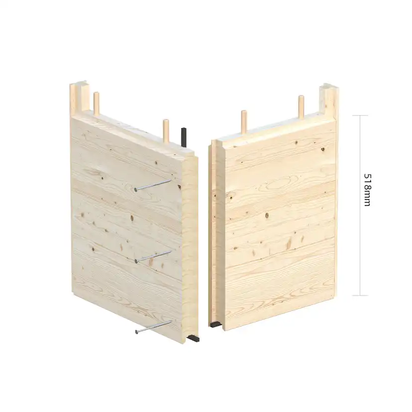 Trädgårdshus Palmako Grace 12,0 m2 (inv. 11,2 m2) med skjutpartier SlidePlus