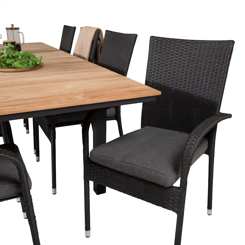 Matgrupp Venture Home Meya 160/240 med 8 Asta Stolar