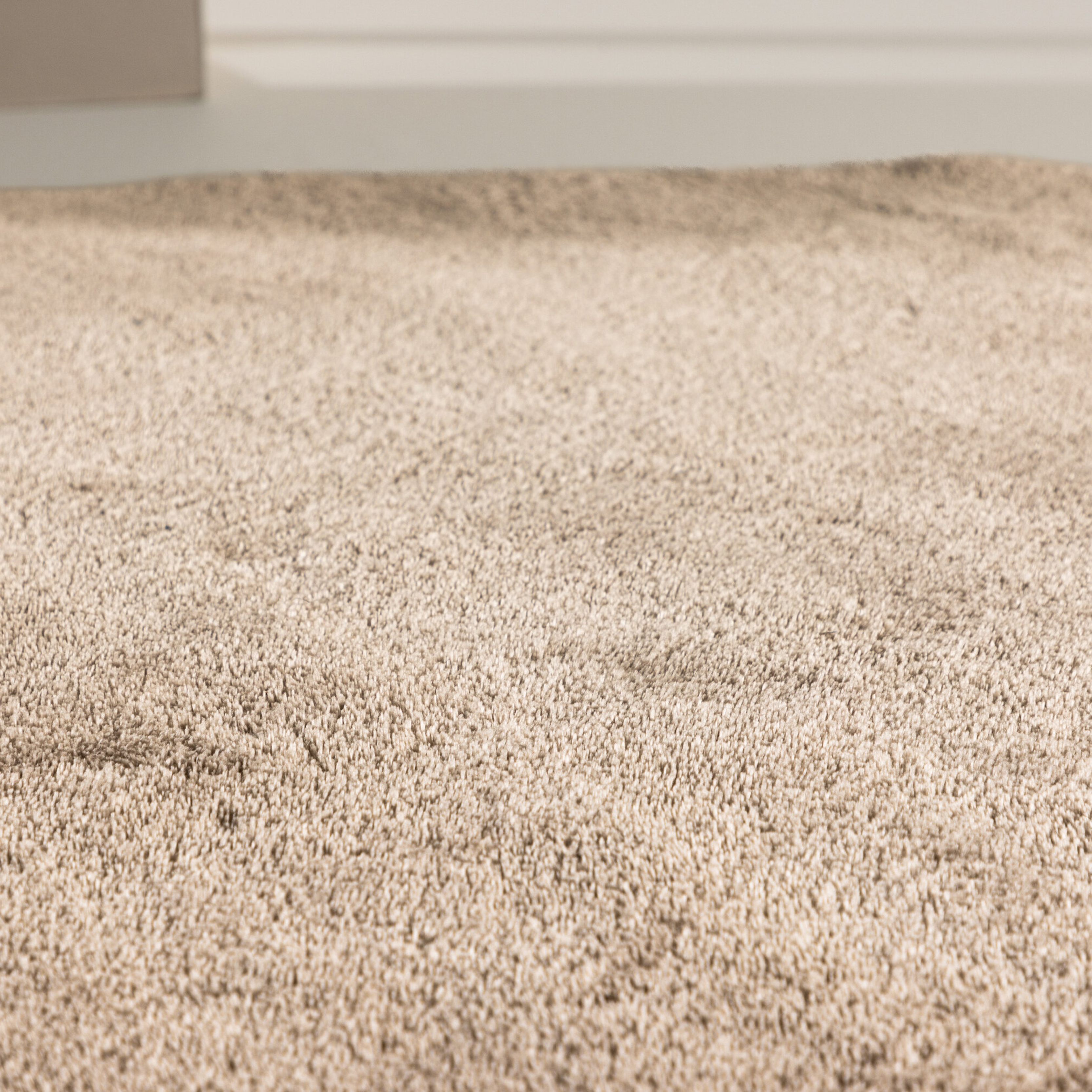 Blanca Polyester - 200*200-  -Round-Beige Beige