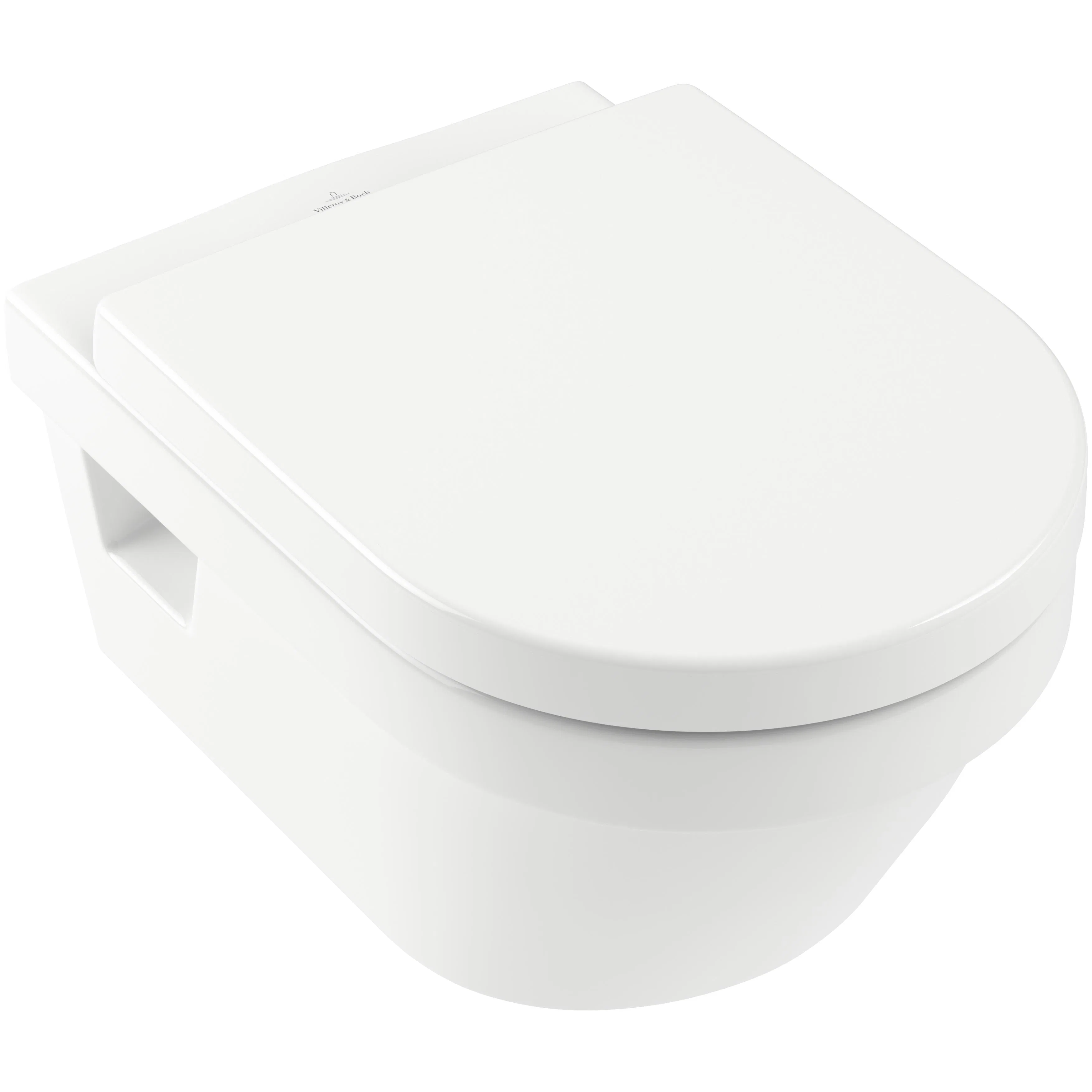 Vägghängd toalett Villeroy & Boch Architectura 5684R0T2 Vit Alpin AntiBac med Ceramic Plus, utan Toalettsits