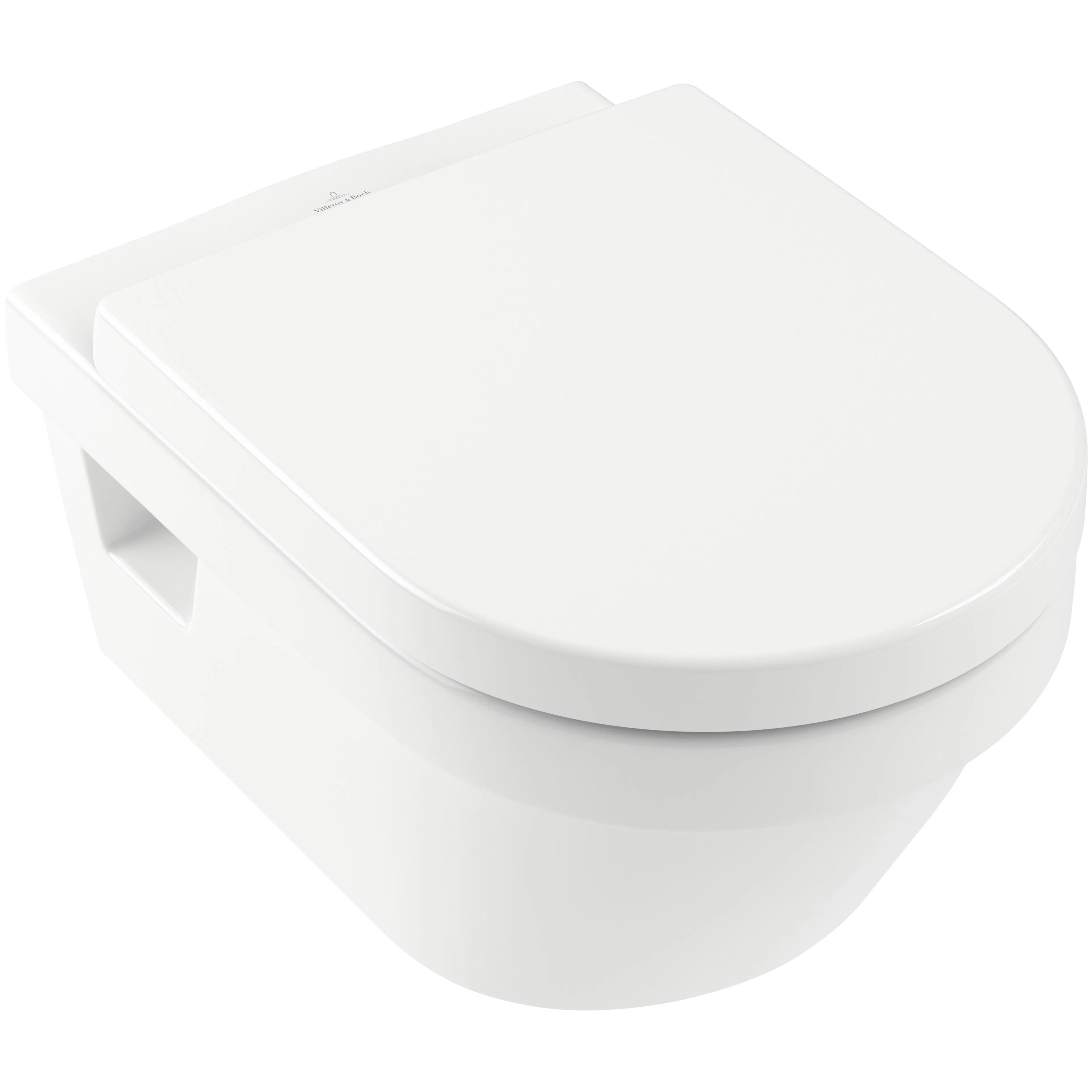 Vägghängd toalett Villeroy & Boch Architectura 5684R0T2 Vit Alpin AntiBac med Ceramic Plus, utan Toalettsits