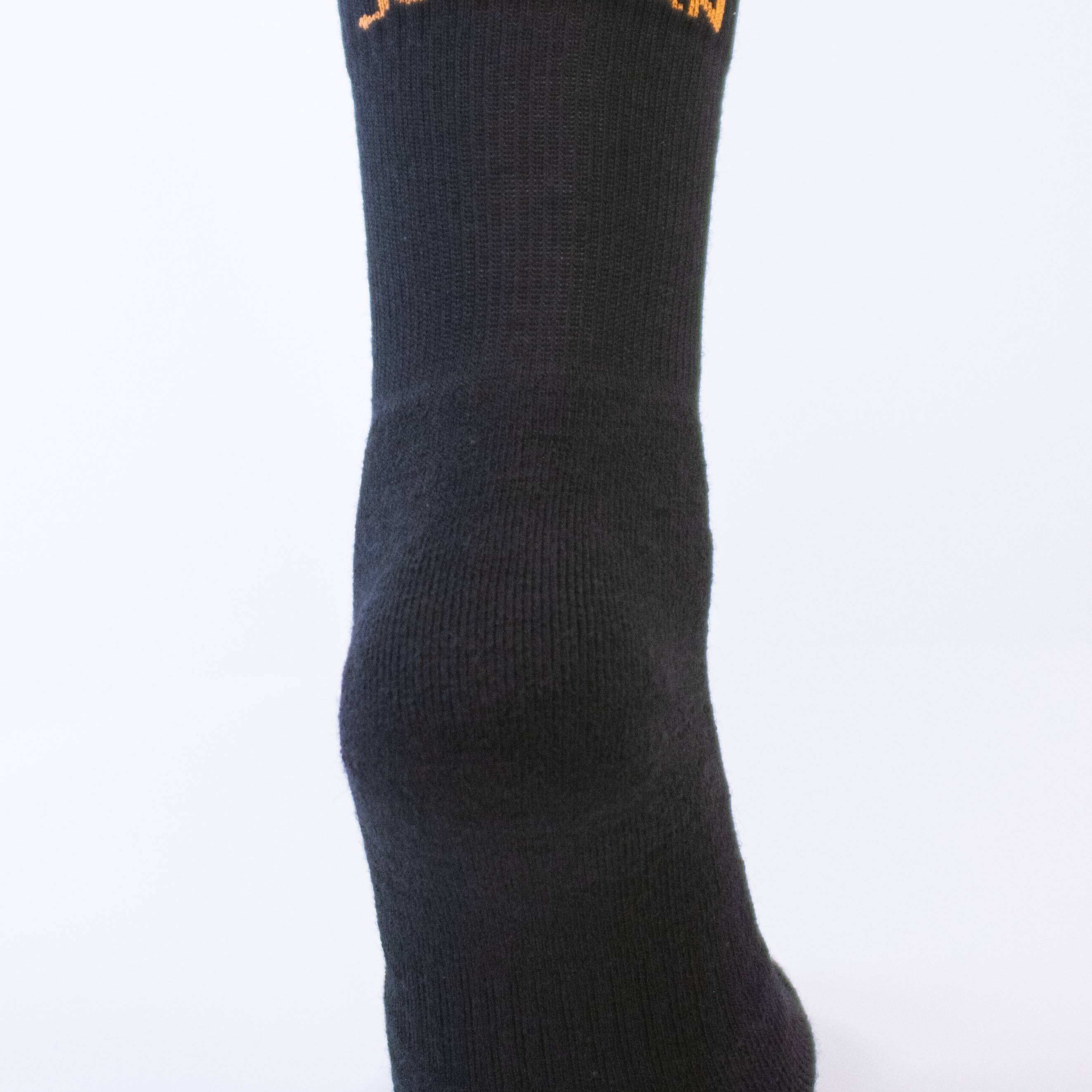 Socka Jobman Merino Medium Svart