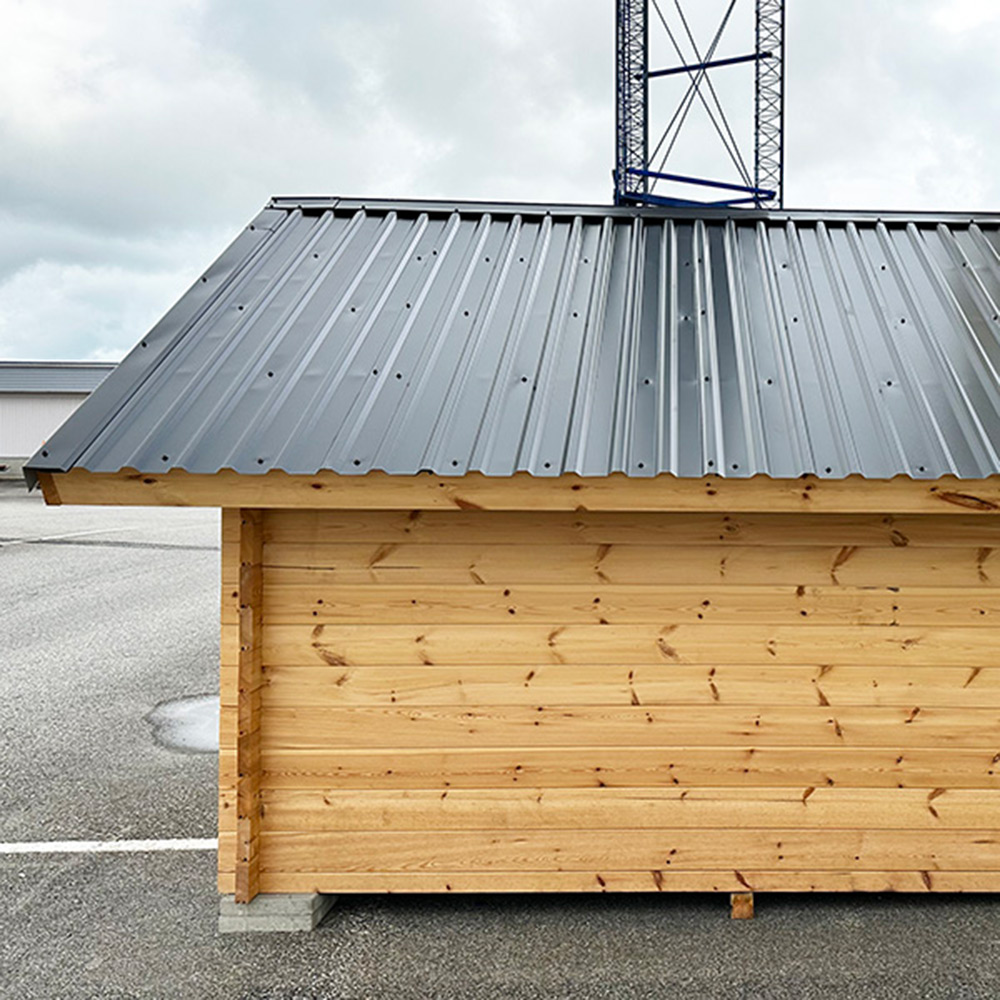 Plåttakspaket LP Garden För Timmerlada R10 R-20