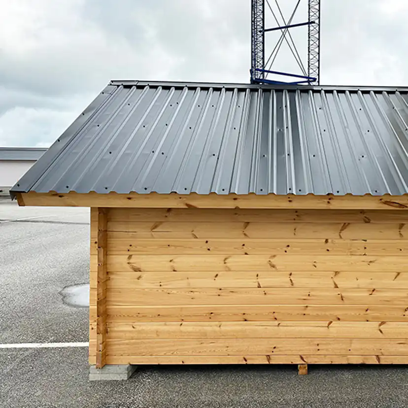 Plåttakspaket LP Garden För Timmerlada R6 R-20
