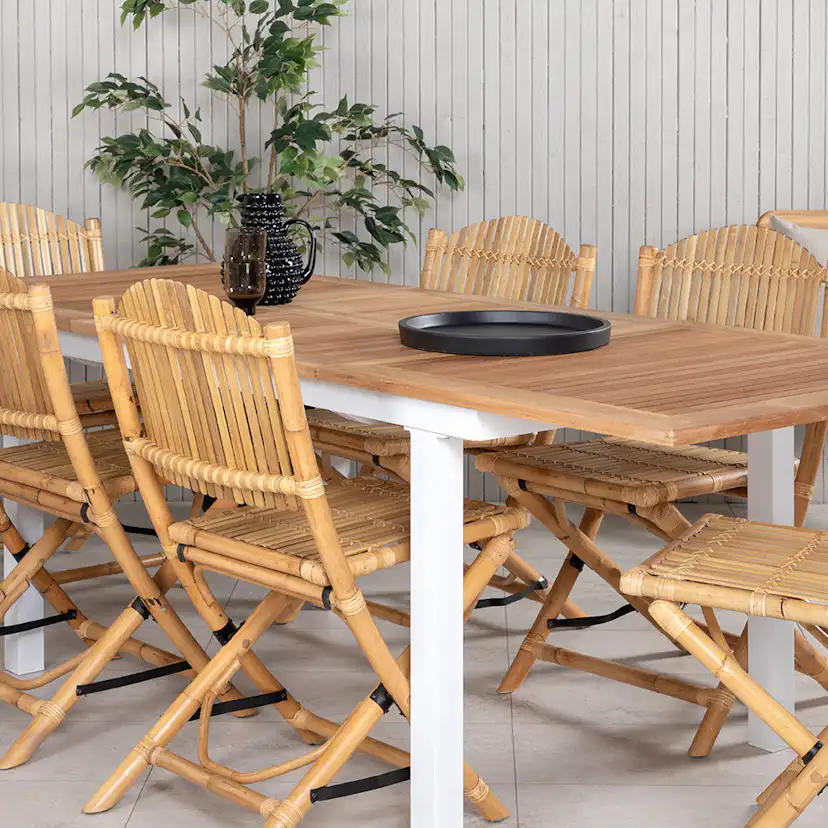 Matgrupp Venture Home Pave med 6 Cane Stolar