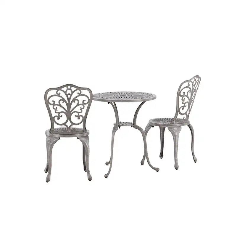 Cafégrupp Venture Home Nandin ø60 cm med 2 Stolar