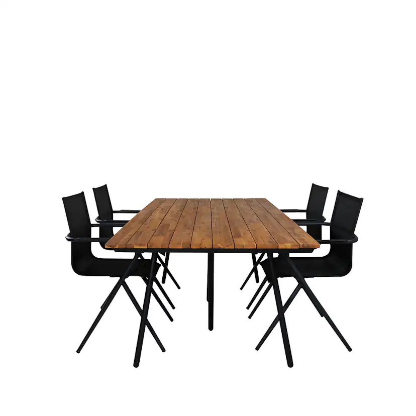 Matgrupp Venture Home Chane med 4 Anve Matstolar