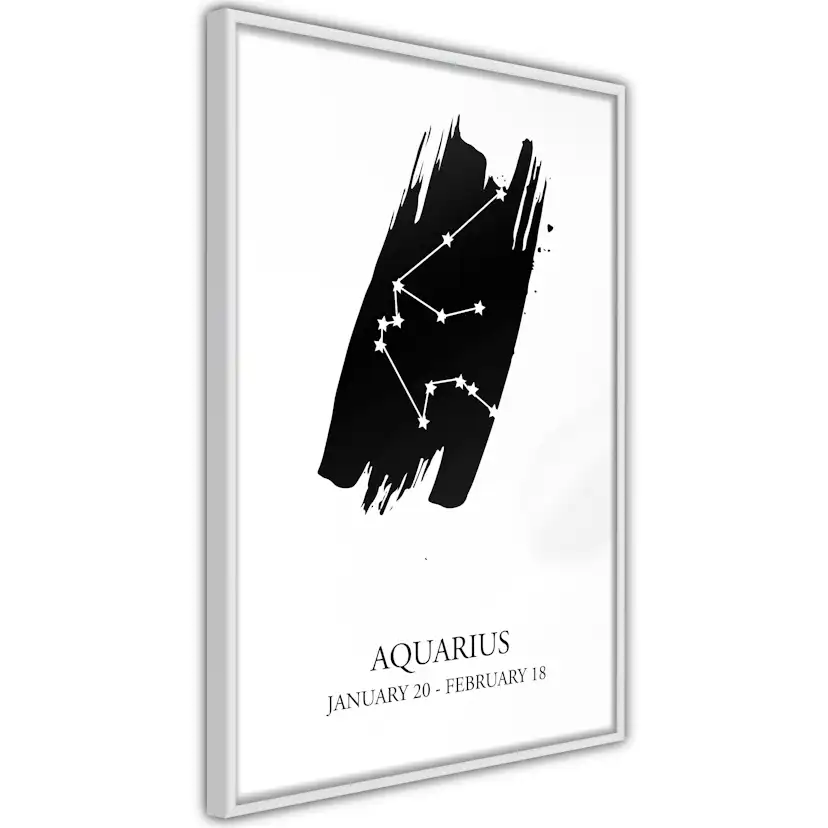 Poster Artgeist Affisch Zodiac Signs Aquarius