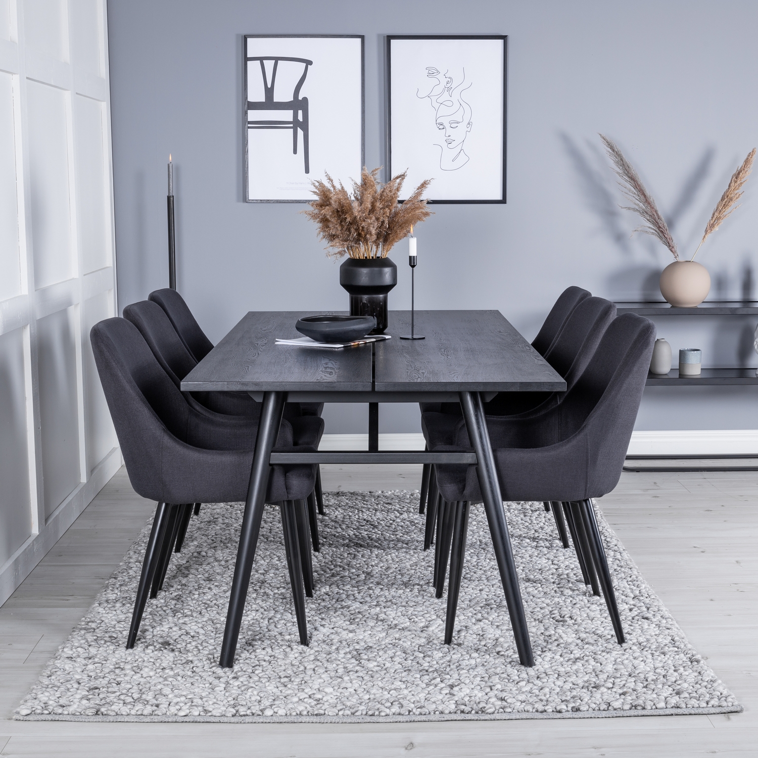 Matgrupp Venture Home Salt med 6 Plake Stolar