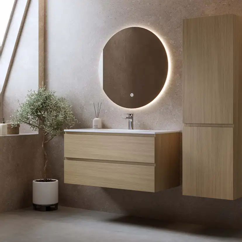 Tvättställsskåp Bathlife Eufori Ljus Ek