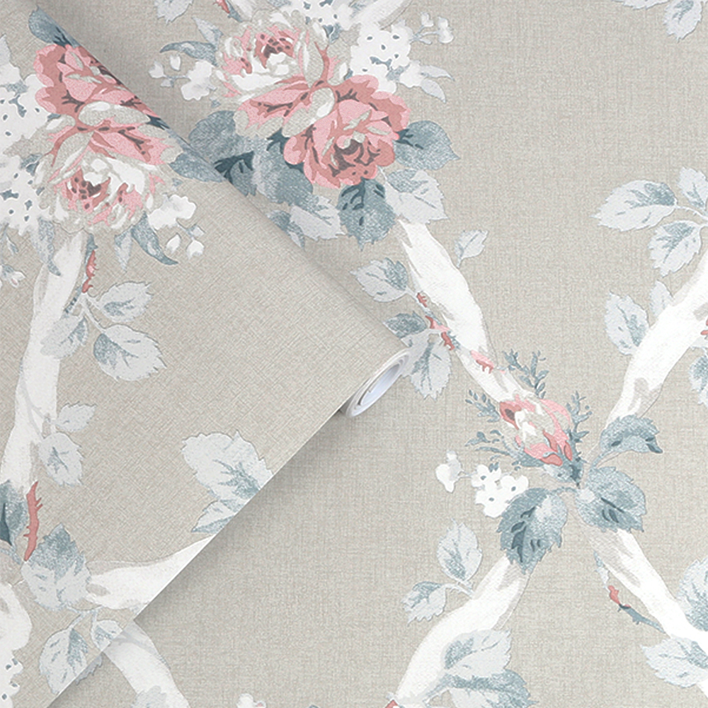 Tapet Laura Ashley Elwyn Grå
