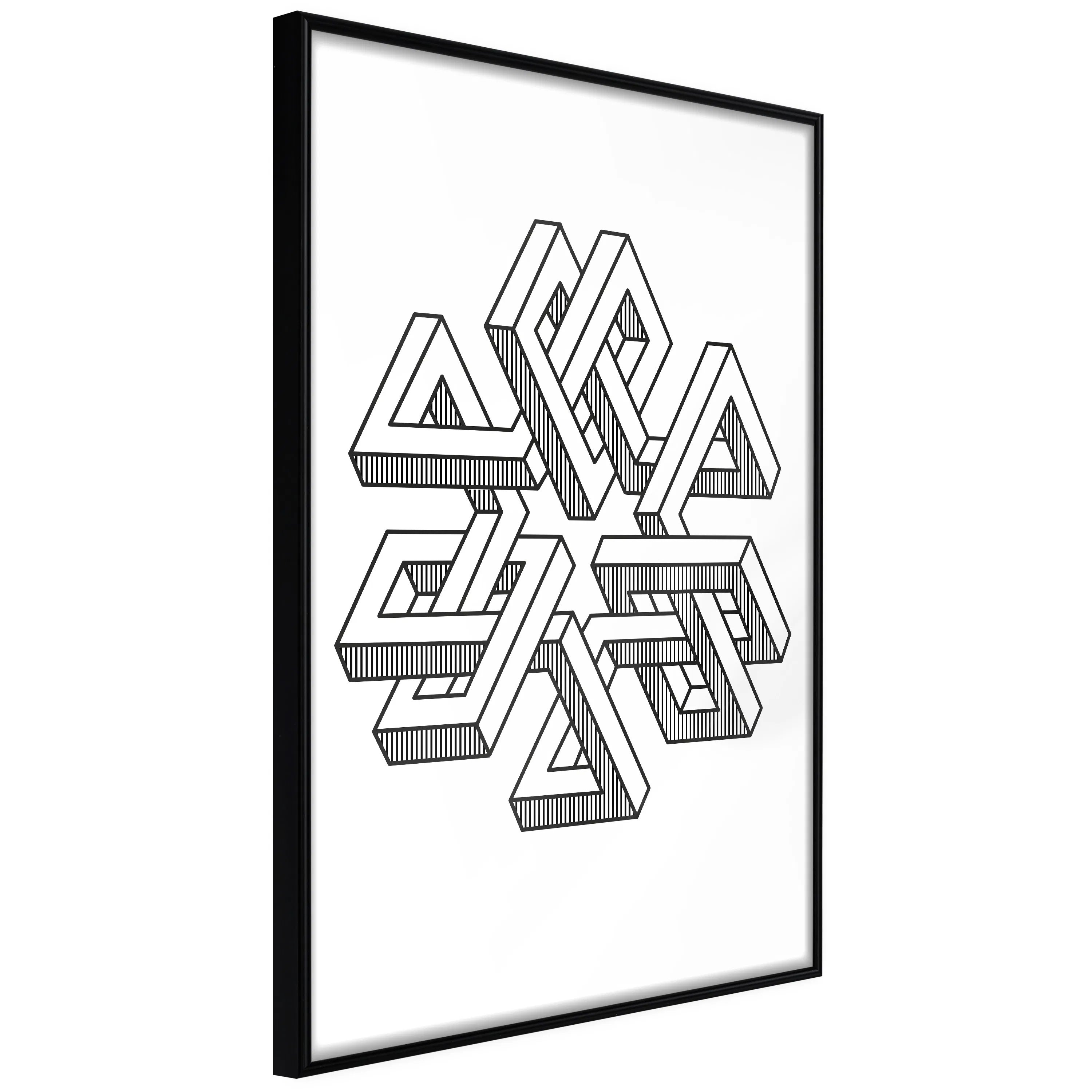 Poster Artgeist Affisch Geometric Clover