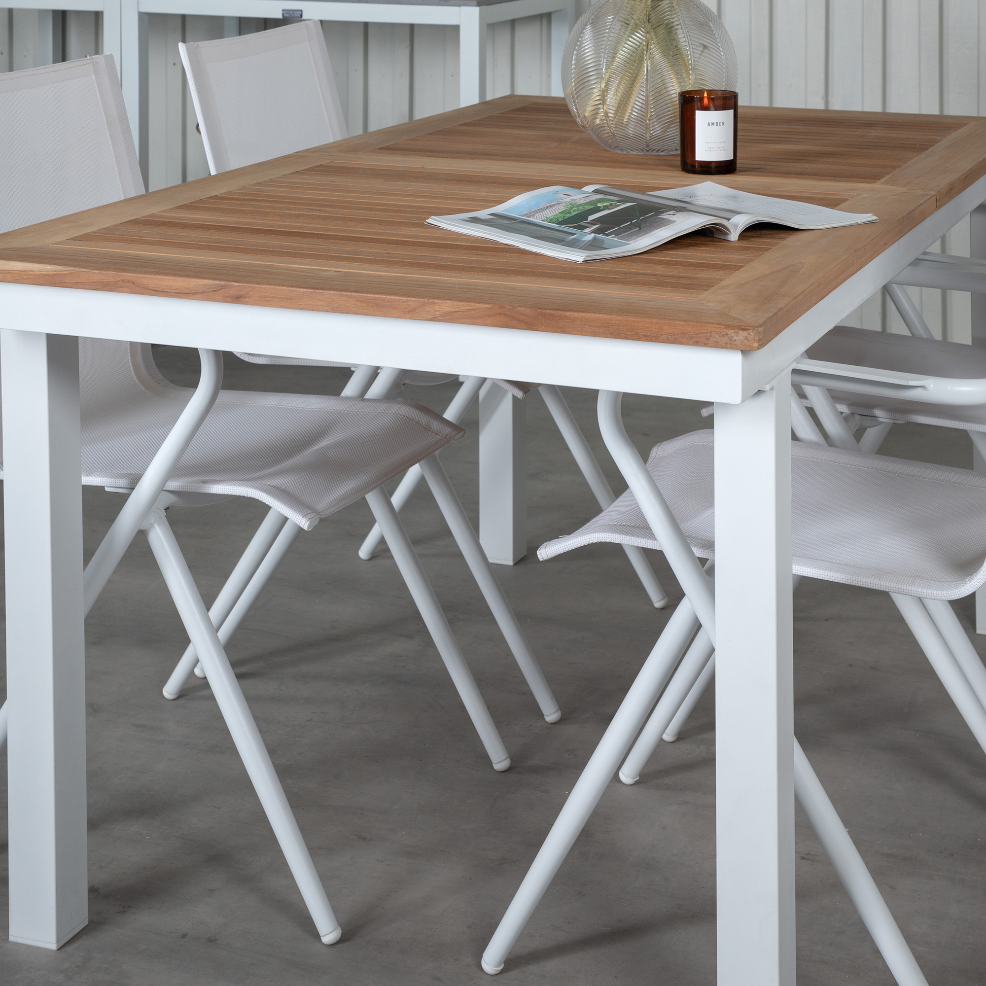 Matgrupp Venture Home Pave med 4 Act Stolar L: 160 cm