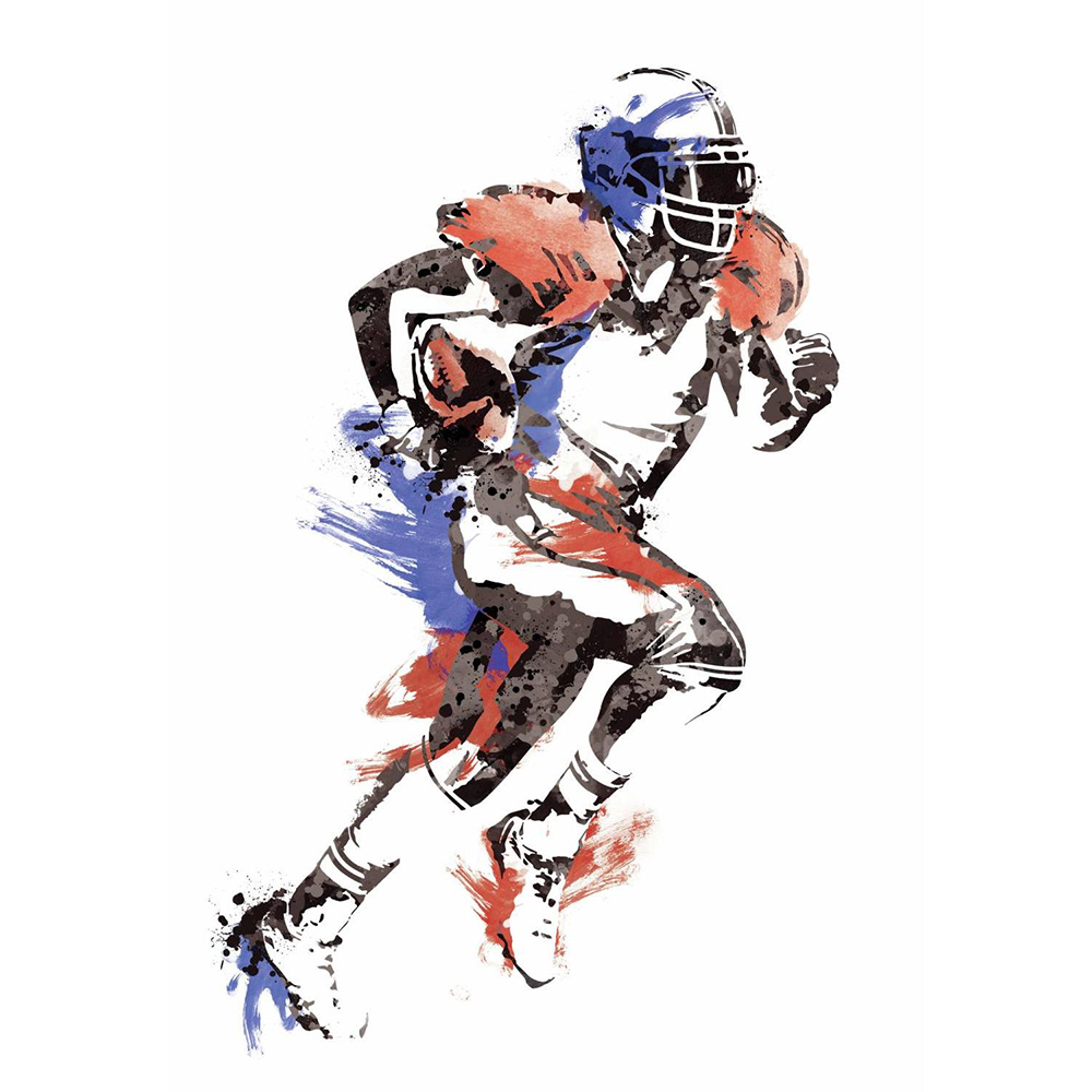 Väggdekor RoomMates Men's Football Champion