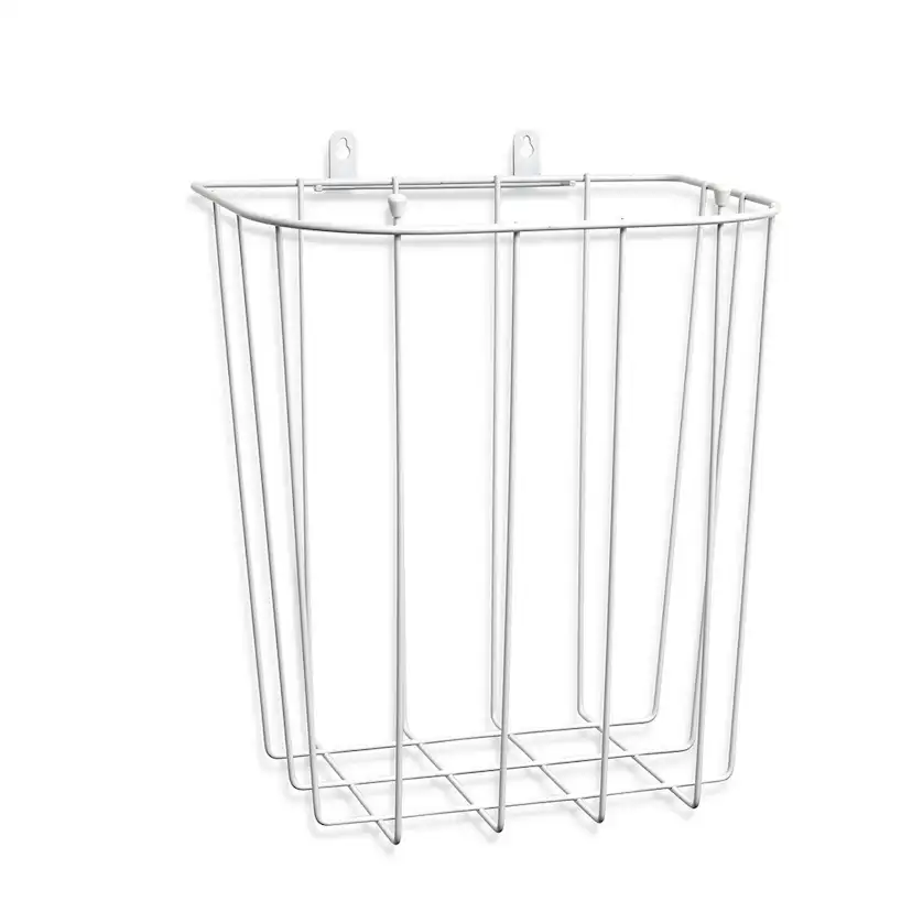 Papperskorg Habo Vit Avfallskorg i Ståltråd för Kök & Bad
