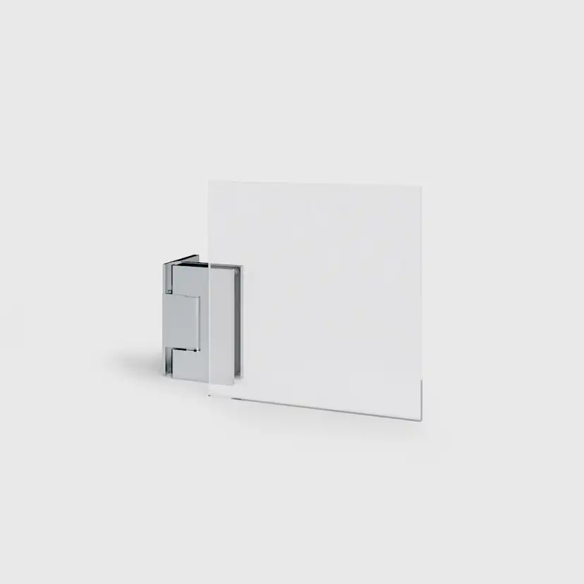 Invitrea Prime PV1/140/Mattsvart/Frostat järnfattigt glas Bredd: 1400 mm, Glastyp:Frostat Järnfattigt Glas, Profil:Mattsvart