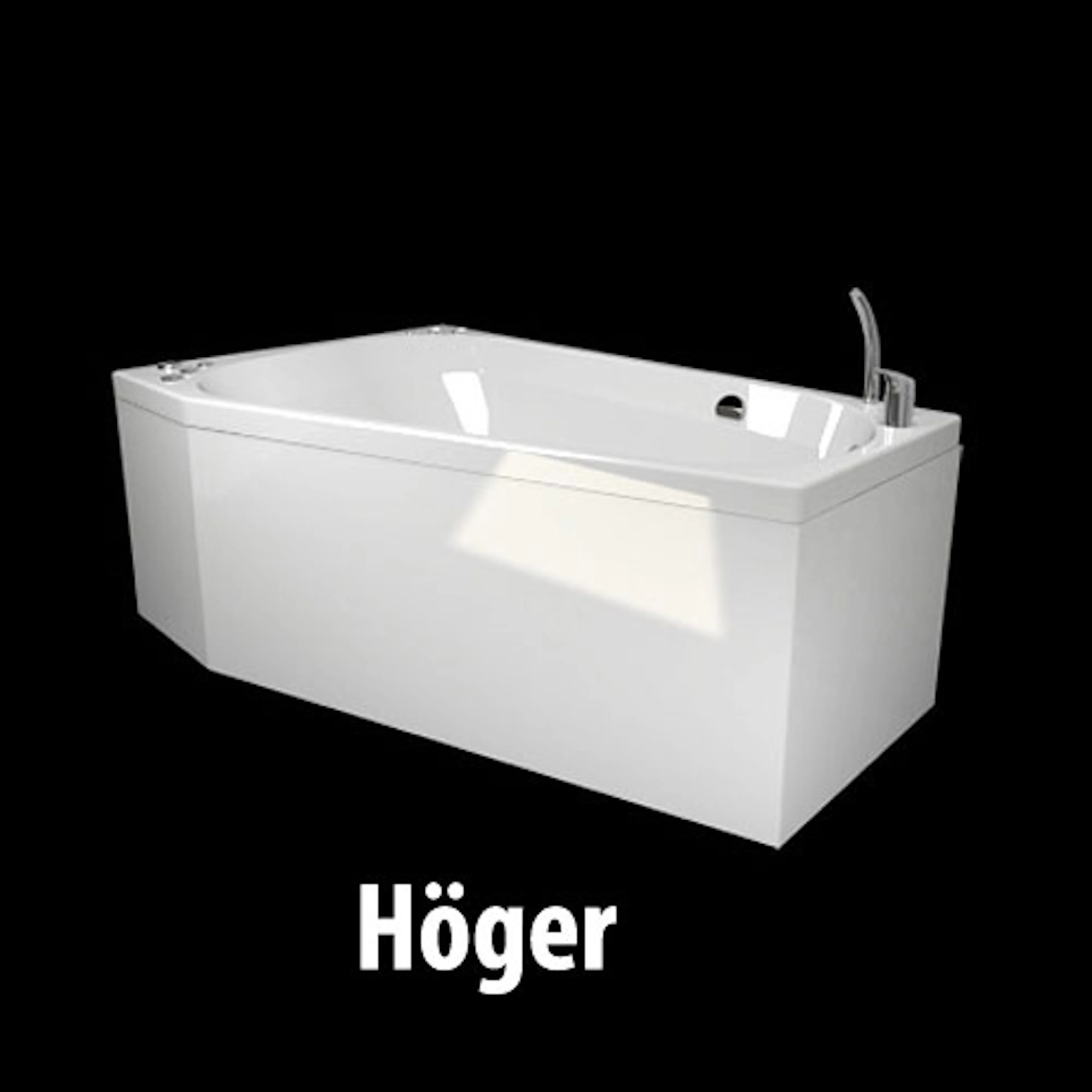 Badkar Westerbergs Motion 160 R/L
