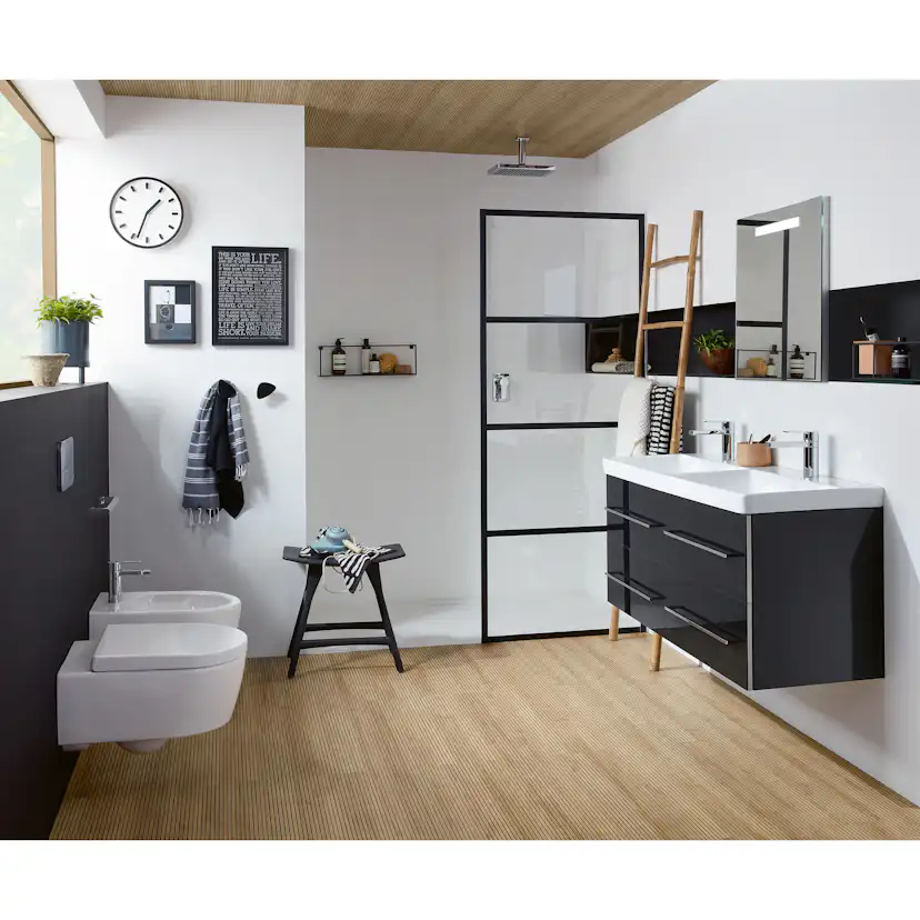 Badrumsspegel Villeroy & Boch More To See One med Belysning
