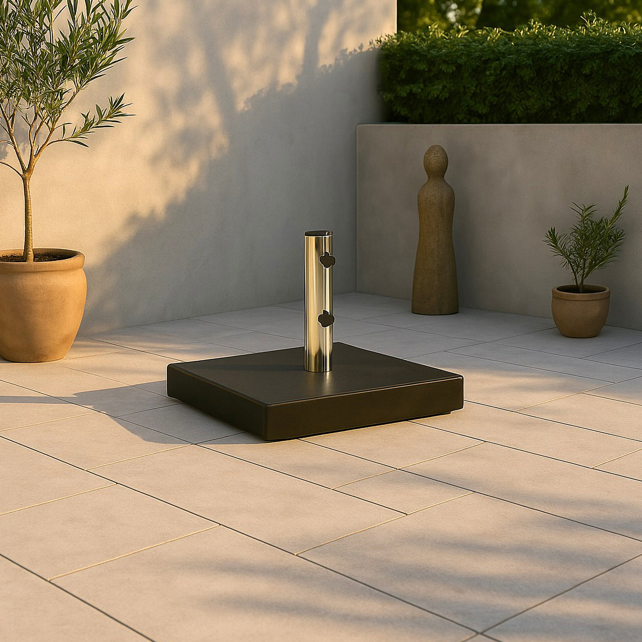 Stathera - Umbrella stone - Granite Svart