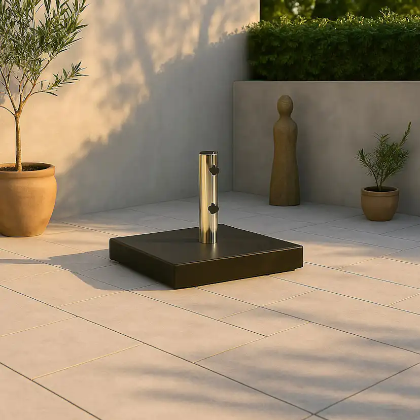 Stathera - Umbrella stone - Granite Svart