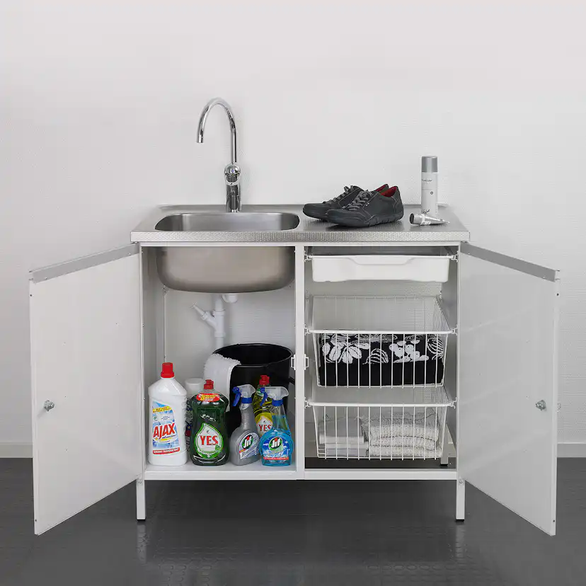 Tvättbänk Contura Steel CABL 10 Vit