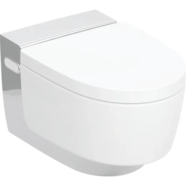 Aquaclean Mera Classic vägghängd duschtoalett blankförkromad Vit/Blankförkromad