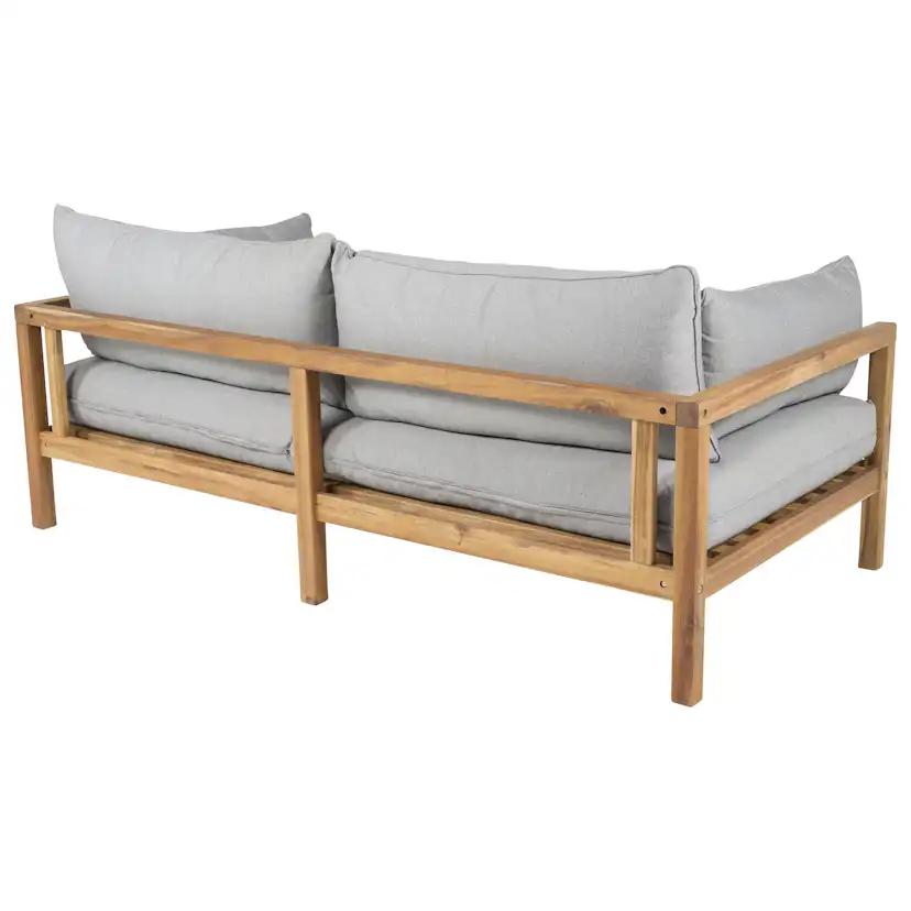Loungesoffa Venture Home Moa Akacia/Grå, 2-Sits Utesoffa med Dyna