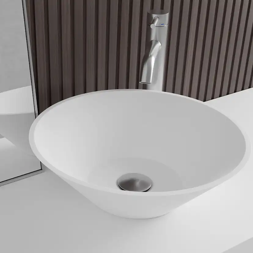 Tvättställsblandare Scandtap Steel Wave High