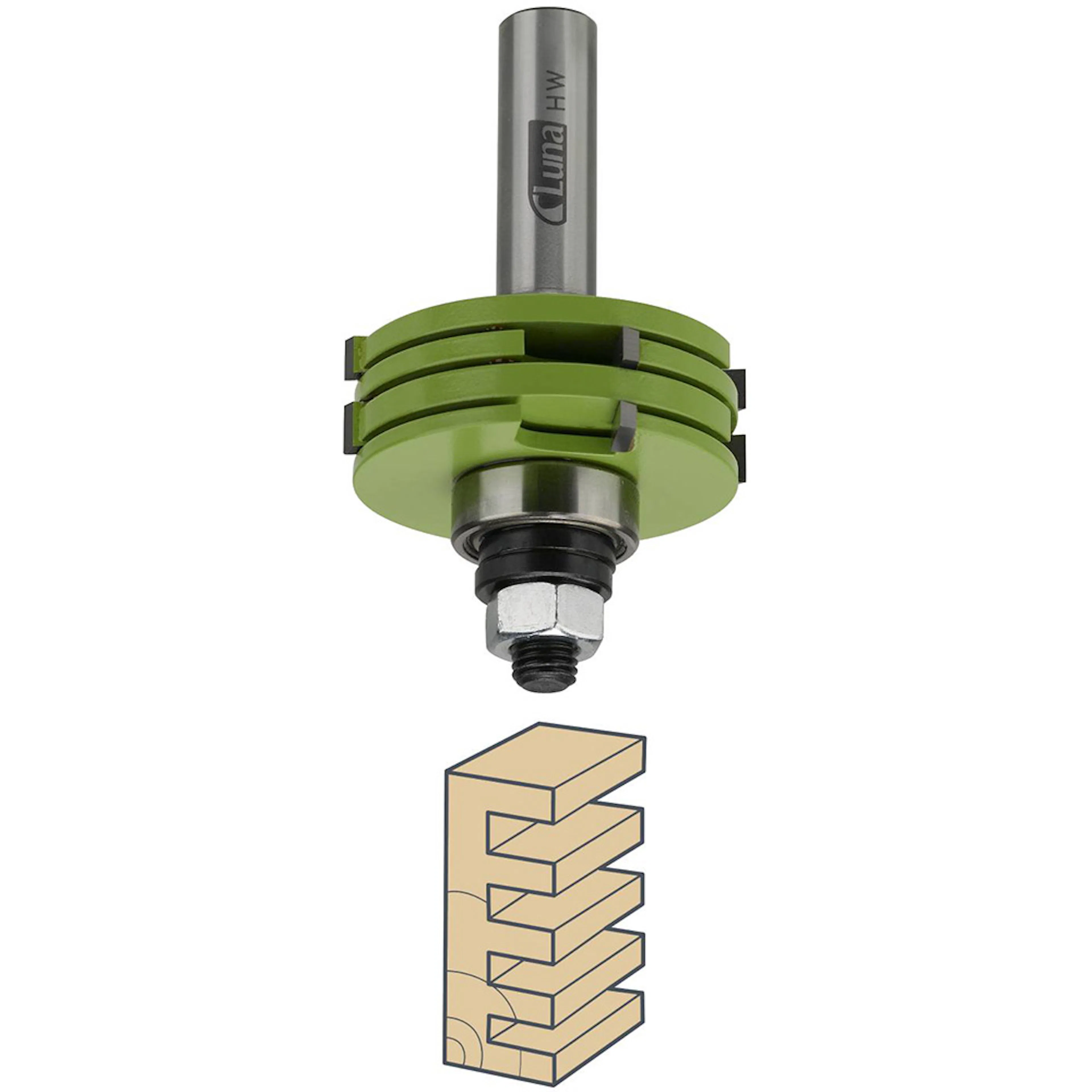 Skivnotfräsar Luna Tools Hm För Trä